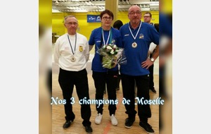 Championnat de Moselle : Un triplé en Or pour Bouzonville