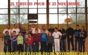 25 novembre => 25 tireurs