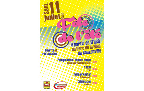 Fête de l'été au Parc de la Nied à Bouzonville