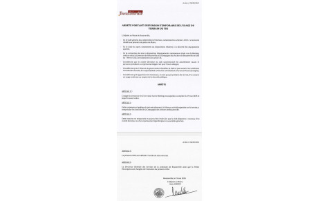 Suspension de la pratique à Bouzonville 